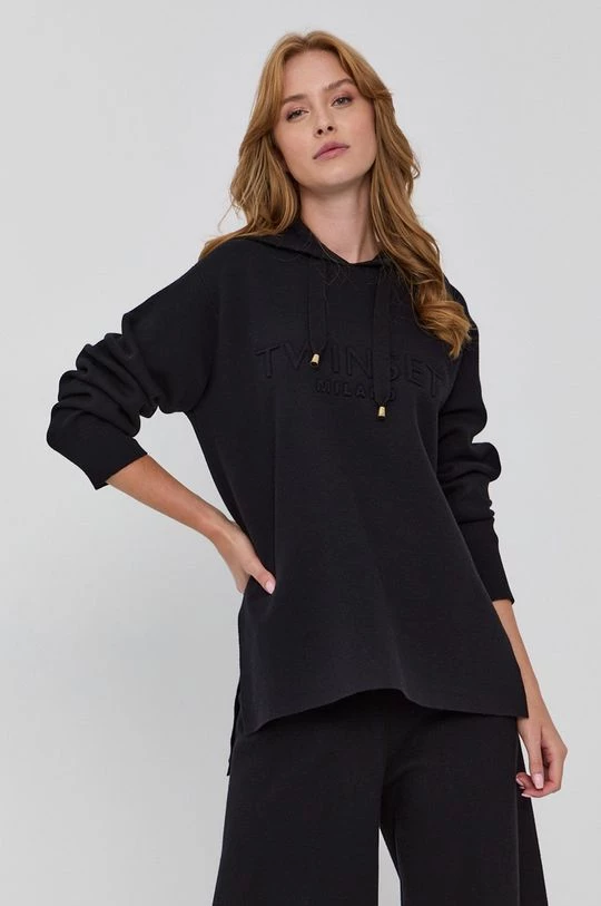 Γυναικεία Χωρίς φερμουάρ Πουλόβερ Twinset χρώμα: μαύρο 6 Γυναικεία Χωρίς φερμουάρ Πουλόβερ Twinset χρώμα: μαύρο - Image 4