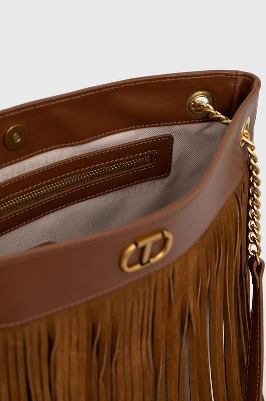 Γυναικεία Τσάντες Shopper και Tote Δερμάτινη τσάντα Twinset καφέ 7 Γυναικεία Τσάντες Shopper και Tote Δερμάτινη τσάντα Twinset καφέ - Image 5