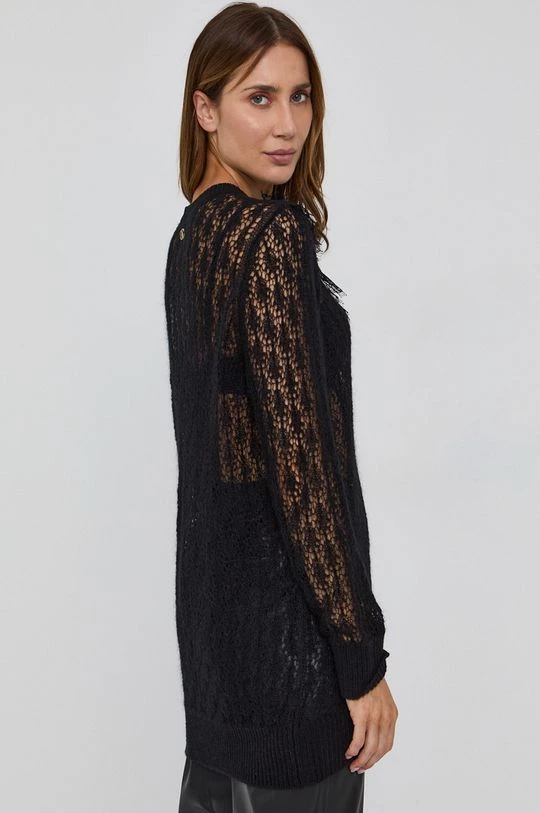 Γυναικεία Χωρίς φερμουάρ Πουλόβερ με προσθήκη μαλλιού Twinset χρώμα: μαύρο 5 Γυναικεία Χωρίς φερμουάρ Πουλόβερ με προσθήκη μαλλιού Twinset χρώμα: μαύρο - Image 3