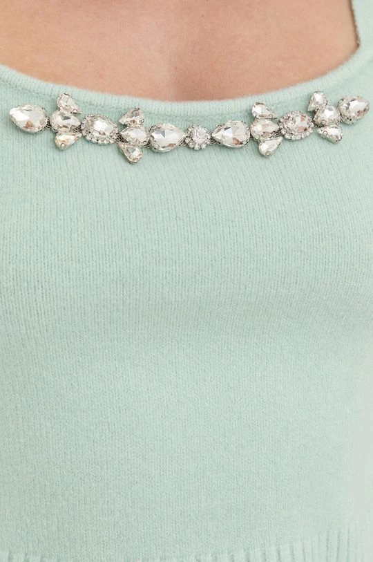 Γυναικεία Αμάνικος Τοπ από μείγμα μαλλιού Twinset τιρκουάζ 7 Γυναικεία Αμάνικος Τοπ από μείγμα μαλλιού Twinset τιρκουάζ - Image 5