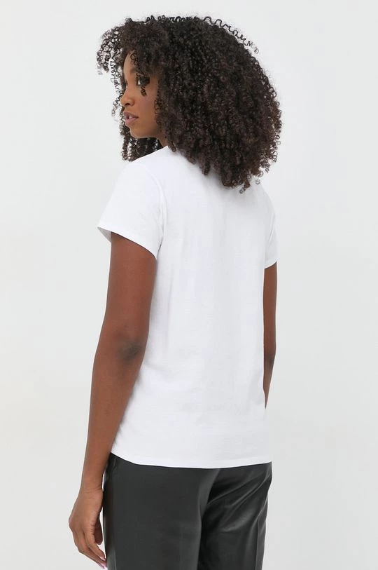 Γυναικεία Κοντομάνικο Βαμβακερό μπλουζάκι Twinset άσπρο 5 Γυναικεία Κοντομάνικο Βαμβακερό μπλουζάκι Twinset άσπρο - Image 3