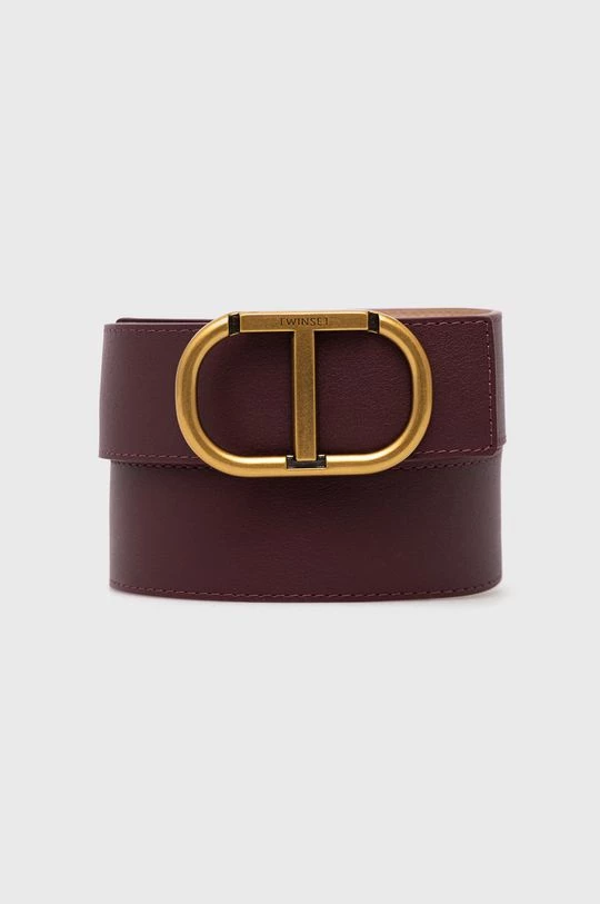 Γυναικεία Ζώνες Αναστρέψιμη δερμάτινη ζώνη Twinset κάστανο 3 Γυναικεία Ζώνες Αναστρέψιμη δερμάτινη ζώνη Twinset κάστανο