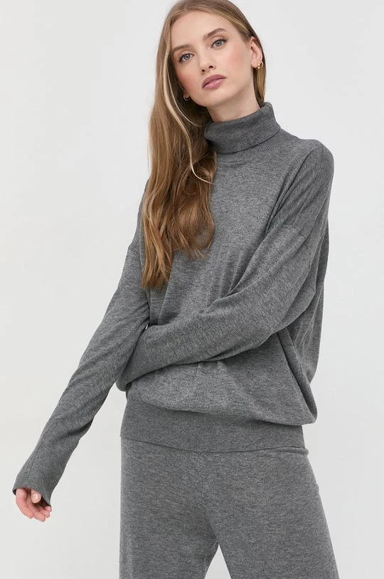 Γυναικεία Σετ Ένα σετ με μια πρόσμειξη μαλλιού Twinset χρώμα: γκρι 6 Γυναικεία Σετ Ένα σετ με μια πρόσμειξη μαλλιού Twinset χρώμα: γκρι - Image 4