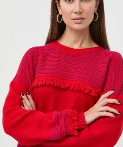 Γυναικεία Χωρίς φερμουάρ Πουλόβερ με μείγμα κασμίρ Twinset χρώμα: κόκκινο, 10 Γυναικεία Χωρίς φερμουάρ Πουλόβερ με μείγμα κασμίρ Twinset χρώμα: κόκκινο, -Twinset Κατάστημα unnamed file 1631