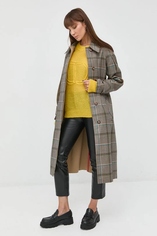 Γυναικεία Χωρίς φερμουάρ Μάλλινο πουλόβερ Twinset χρώμα: κίτρινο, 4 Γυναικεία Χωρίς φερμουάρ Μάλλινο πουλόβερ Twinset χρώμα: κίτρινο, - Image 2