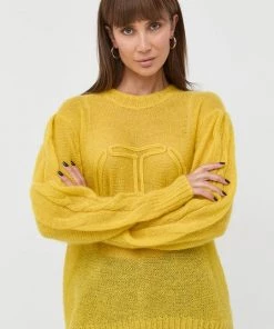 Γυναικεία Χωρίς φερμουάρ Μάλλινο πουλόβερ Twinset χρώμα: κίτρινο, 11 Γυναικεία Χωρίς φερμουάρ Μάλλινο πουλόβερ Twinset χρώμα: κίτρινο, -Twinset Κατάστημα unnamed file 1636