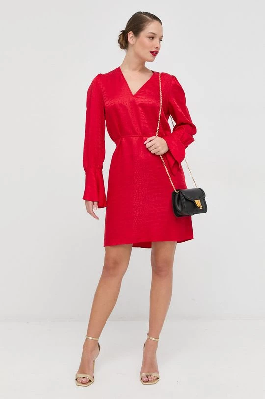 Γυναικεία Φορέματα Φόρεμα Twinset κόκκινο 4 Γυναικεία Φορέματα Φόρεμα Twinset κόκκινο - Image 2