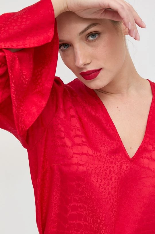 Γυναικεία Φορέματα Φόρεμα Twinset κόκκινο 6 Γυναικεία Φορέματα Φόρεμα Twinset κόκκινο - Image 4