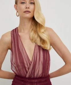 Γυναικεία Φορέματα Φόρεμα Twinset κάστανο 10 Γυναικεία Φορέματα Φόρεμα Twinset κάστανο -Twinset Κατάστημα unnamed file 1679