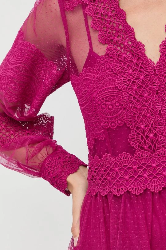 Γυναικεία Φορέματα Φόρεμα Twinset ροζ, 8 Γυναικεία Φορέματα Φόρεμα Twinset ροζ, - Image 6