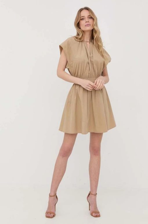 Γυναικεία Φορέματα Βαμβακερό φόρεμα Twinset μπεζ, 5 Γυναικεία Φορέματα Βαμβακερό φόρεμα Twinset μπεζ, -Twinset Κατάστημα unnamed file 1723