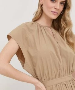 Γυναικεία Φορέματα Βαμβακερό φόρεμα Twinset μπεζ, -Twinset Κατάστημα unnamed file 1726