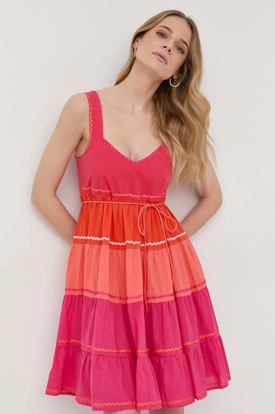 Γυναικεία Φορέματα Φόρεμα Twinset ροζ, 3 Γυναικεία Φορέματα Φόρεμα Twinset ροζ,