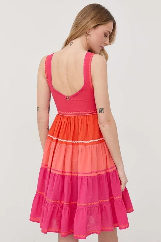 Γυναικεία Φορέματα Φόρεμα Twinset ροζ, 5 Γυναικεία Φορέματα Φόρεμα Twinset ροζ, - Image 3