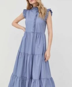 Γυναικεία Φορέματα Βαμβακερό φόρεμα Twinset μπλε 11 Γυναικεία Φορέματα Βαμβακερό φόρεμα Twinset μπλε -Twinset Κατάστημα unnamed file 1736