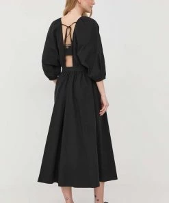 Γυναικεία Φορέματα Βαμβακερό φόρεμα Twinset μαύρο, -Twinset Κατάστημα unnamed file 1753