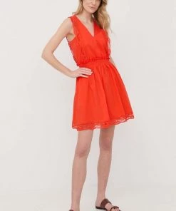 Γυναικεία Φορέματα Φόρεμα Twinset πορτοκαλί,