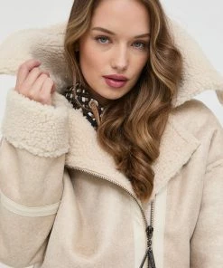 Γυναικεία Κοντά μπουφάν Μπουφάν Twinset μπεζ, 11 Γυναικεία Κοντά μπουφάν Μπουφάν Twinset μπεζ, -Twinset Κατάστημα unnamed file 176