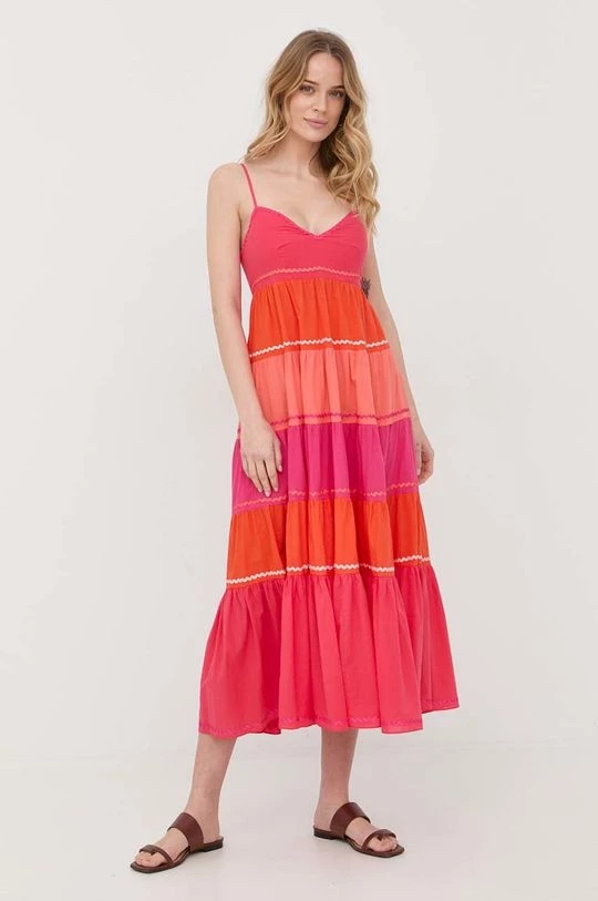 Γυναικεία Φορέματα Φόρεμα Twinset ροζ, 4 Γυναικεία Φορέματα Φόρεμα Twinset ροζ, - Image 2