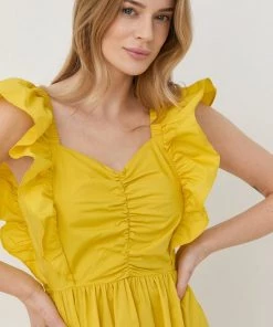 Γυναικεία Φορέματα Φόρεμα Twinset κίτρινο, -Twinset Κατάστημα unnamed file 1776