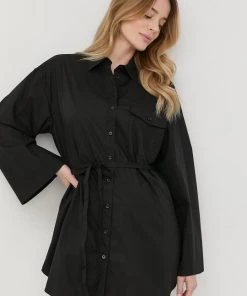 Γυναικεία Πουκάμισα Πουκάμισο Twinset μαύρο,