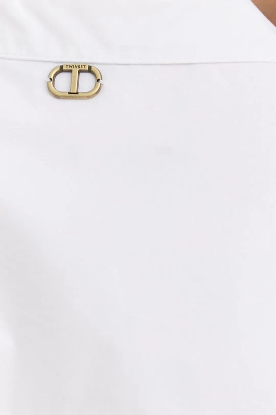 Γυναικεία Πουκάμισα Πουκάμισο Twinset άσπρο, 7 Γυναικεία Πουκάμισα Πουκάμισο Twinset άσπρο, - Image 5