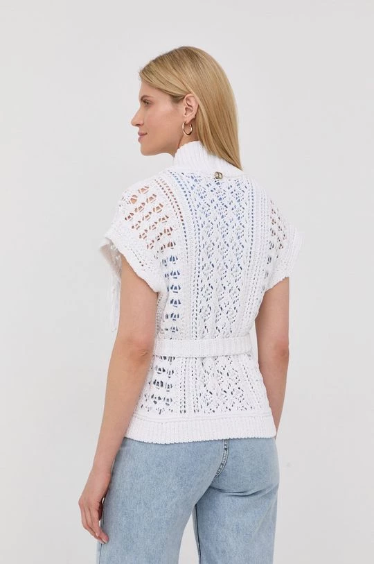 Γυναικεία Με φερμουάρ Πλεκτή ζακέτα Twinset άσπρο 5 Γυναικεία Με φερμουάρ Πλεκτή ζακέτα Twinset άσπρο - Image 3