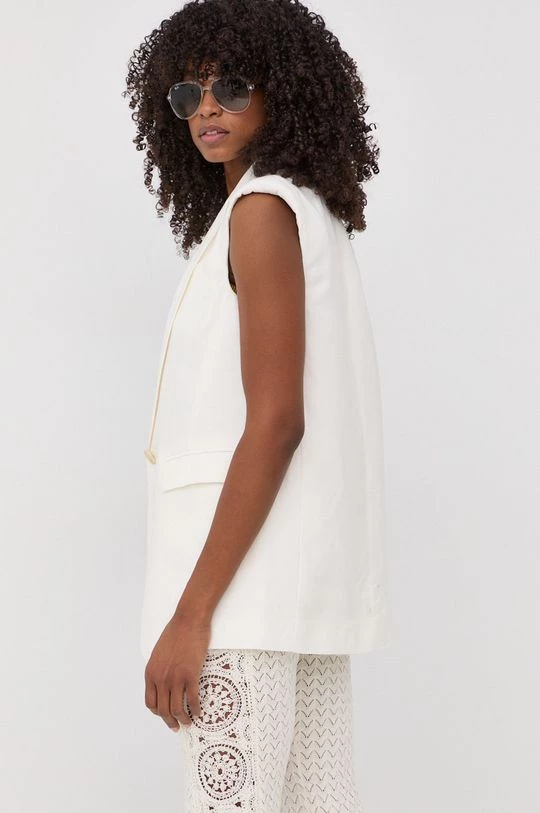 Γυναικεία Γιλέκα Twinset άσπρο 5 Γυναικεία Γιλέκα Twinset άσπρο - Image 3