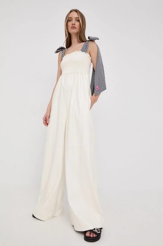 Γυναικεία Ολόσωμες φόρμες Ολόσωμη φόρμα Twinset μπεζ, 4 Γυναικεία Ολόσωμες φόρμες Ολόσωμη φόρμα Twinset μπεζ, - Image 2