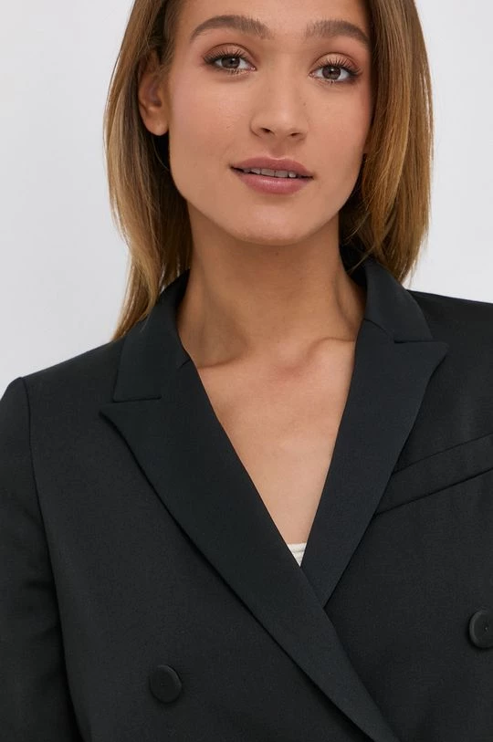 Γυναικεία Σακάκια Μπλέιζερ με μίγμα μαλλιού Twinset μαύρο 6 Γυναικεία Σακάκια Μπλέιζερ με μίγμα μαλλιού Twinset μαύρο - Image 4