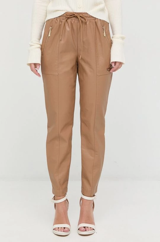 Γυναικεία Υφασμάτινα Παντελόνι Twinset καφέ 3 Γυναικεία Υφασμάτινα Παντελόνι Twinset καφέ