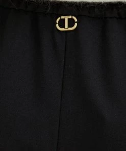 Γυναικεία Υφασμάτινα Παντελόνι από μείγμα μαλλιού Twinset μαύρο, 9 Γυναικεία Υφασμάτινα Παντελόνι από μείγμα μαλλιού Twinset μαύρο, -Twinset Κατάστημα unnamed file 1934