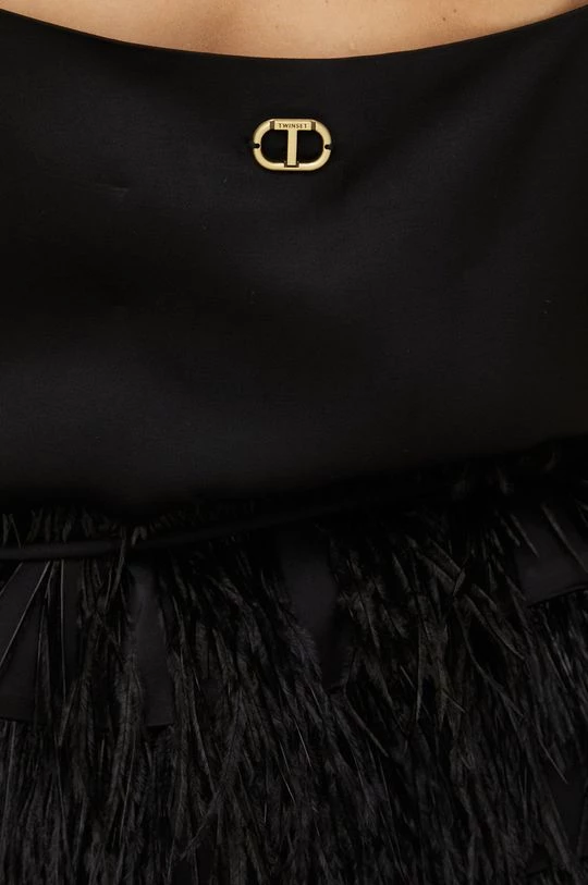 Γυναικεία Φορέματα Φόρεμα Twinset μαύρο, 7 Γυναικεία Φορέματα Φόρεμα Twinset μαύρο, - Image 5