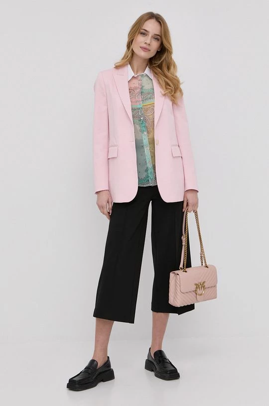 Γυναικεία Πουκάμισα Πουκάμισο Twinset χρώμα: ροζ, 4 Γυναικεία Πουκάμισα Πουκάμισο Twinset χρώμα: ροζ, - Image 2