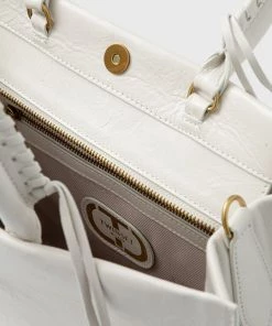 Γυναικεία Τσάντες Shopper και Tote Δερμάτινη τσάντα Twinset κρεμ -Twinset Κατάστημα unnamed file 2012