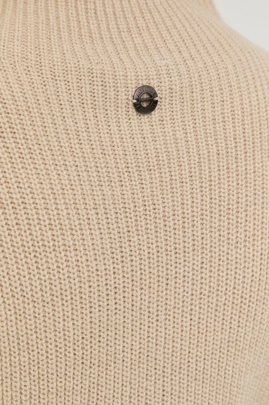 Γυναικεία Χωρίς φερμουάρ Πουλόβερ με προσθήκη μαλλιού Twinset χρώμα: μπεζ, 7 Γυναικεία Χωρίς φερμουάρ Πουλόβερ με προσθήκη μαλλιού Twinset χρώμα: μπεζ, - Image 5