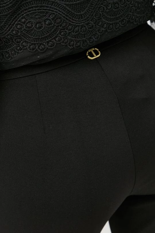 Γυναικεία Υφασμάτινα Παντελόνι Twinset μαύρο, 7 Γυναικεία Υφασμάτινα Παντελόνι Twinset μαύρο, - Image 5