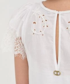 Γυναικεία Φορέματα Βαμβακερό φόρεμα Twinset άσπρο, -Twinset Κατάστημα unnamed file 2191