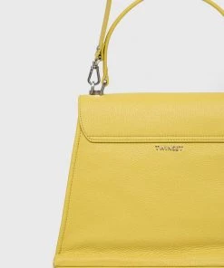 Γυναικεία Τσάντες Shopper και Tote Δερμάτινη τσάντα Twinset κίτρινο -Twinset Κατάστημα unnamed file 2216