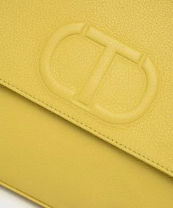 Γυναικεία Τσάντες Shopper και Tote Δερμάτινη τσάντα Twinset κίτρινο -Twinset Κατάστημα unnamed file 2217