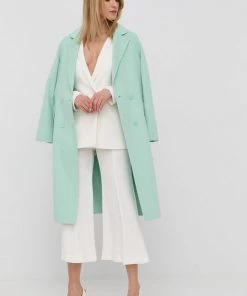 Γυναικεία Παλτά Μάλλινο παλτό Twinset τιρκουάζ, 11 Γυναικεία Παλτά Μάλλινο παλτό Twinset τιρκουάζ, -Twinset Κατάστημα unnamed file 2251