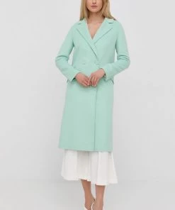 Γυναικεία Παλτά Μάλλινο παλτό Twinset τιρκουάζ, 12 Γυναικεία Παλτά Μάλλινο παλτό Twinset τιρκουάζ, -Twinset Κατάστημα unnamed file 2252