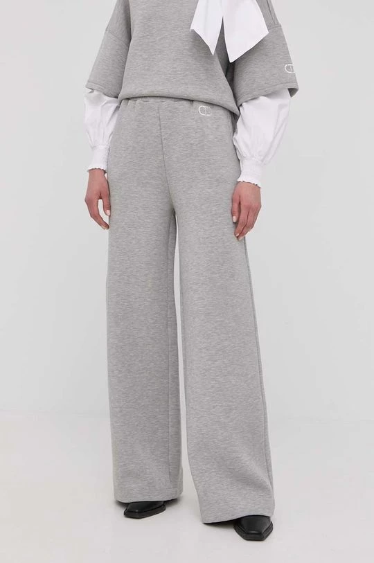 Γυναικεία Παντελόνια φόρμας Παντελόνι Twinset χρώμα: γκρι 3 Γυναικεία Παντελόνια φόρμας Παντελόνι Twinset χρώμα: γκρι