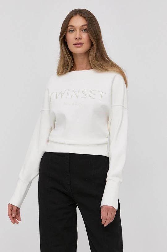 Γυναικεία Χωρίς φερμουάρ Πουλόβερ Twinset χρώμα: μπεζ, 3 Γυναικεία Χωρίς φερμουάρ Πουλόβερ Twinset χρώμα: μπεζ,