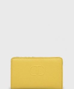 Γυναικεία Πορτοφόλια Πορτοφόλι Twinset χρώμα: κίτρινο