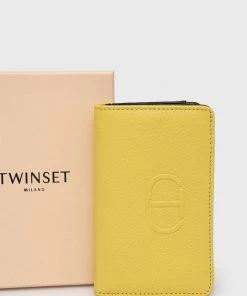 Γυναικεία Πορτοφόλια Πορτοφόλι Twinset χρώμα: κίτρινο -Twinset Κατάστημα unnamed file 2277