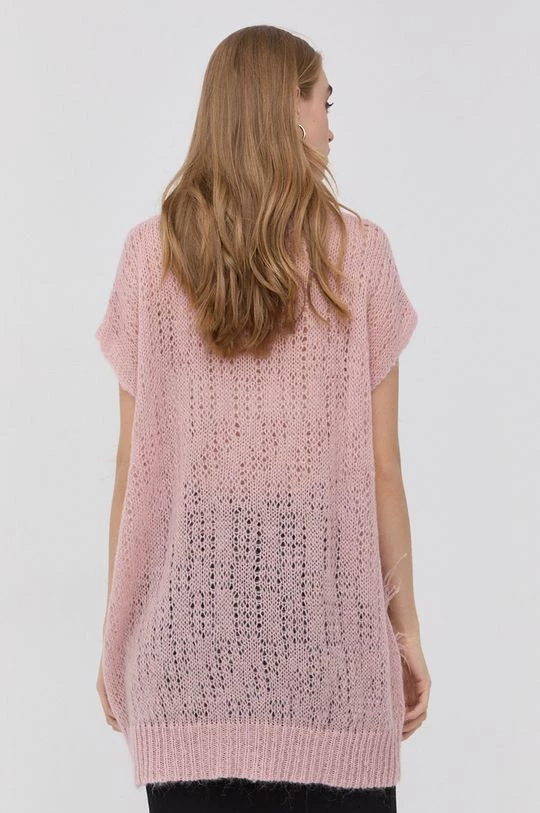 Γυναικεία Χωρίς φερμουάρ Γιλέκο από μείγμα μαλλιού Twinset χρώμα: ροζ 5 Γυναικεία Χωρίς φερμουάρ Γιλέκο από μείγμα μαλλιού Twinset χρώμα: ροζ - Image 3