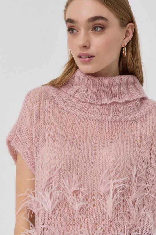 Γυναικεία Χωρίς φερμουάρ Γιλέκο από μείγμα μαλλιού Twinset χρώμα: ροζ 6 Γυναικεία Χωρίς φερμουάρ Γιλέκο από μείγμα μαλλιού Twinset χρώμα: ροζ - Image 4