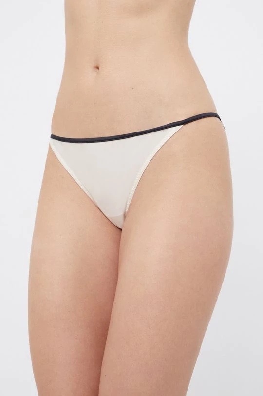 Γυναικεία Σλιπ Βραζιλιάνικο στρίνγκ Twinset κρεμ 3 Γυναικεία Σλιπ Βραζιλιάνικο στρίνγκ Twinset κρεμ