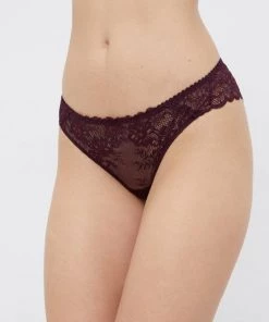 Γυναικεία Σλιπ Twinset μωβ ροζ